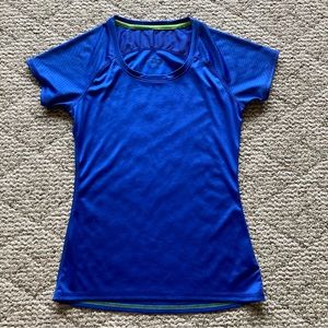 5/$15 MTA Sport Blue Short Sleeve Workout Top Small (BUNDLE ONLY)